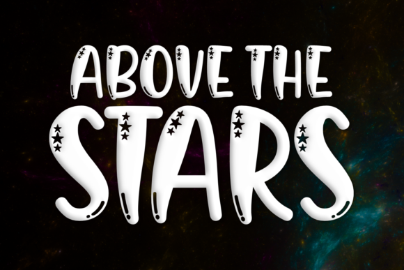Above the Stars: A Dreamy Display Font for Your Brand