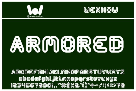 Armored: A Bold Display Font for Modern Editorial Design