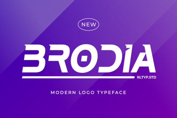 Brodia: A Modern Display Font for Your Brand