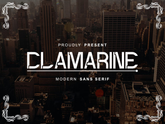 Clamarine: A Timeless Display Font for Crafters