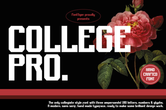 College Pro: A Bold Display Font for Editorial Impact