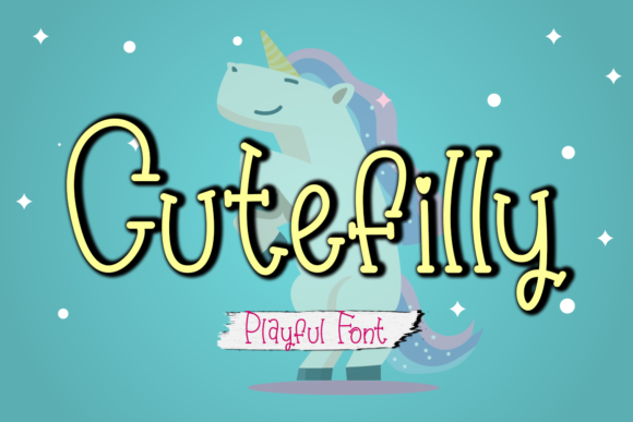 Cutefilly: A Playful Display Font for Web Design