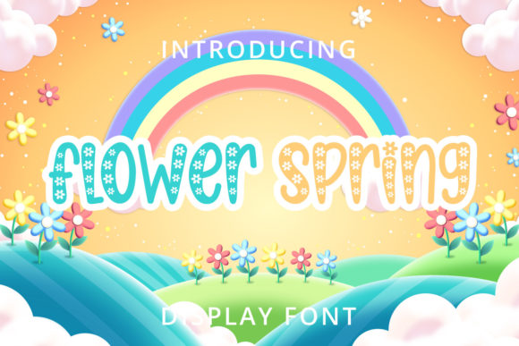 Flower Spring: A Quirky Display Font for Marketers