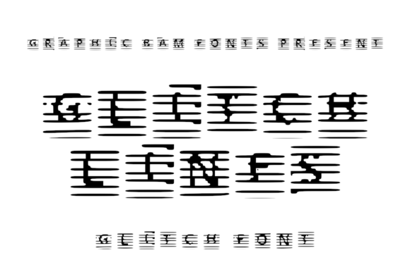 Glitch Lines: A Bold Display Font for Modern Branding
