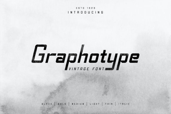 Graphotype: A Bold Display Font for Campaigns