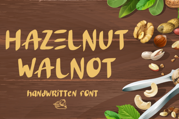Hazelnut Walnot: A Fun Display Font for Small Business
