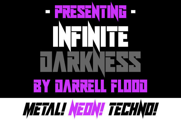 Infinite Darkness: A Bold Display Font for Your Brand