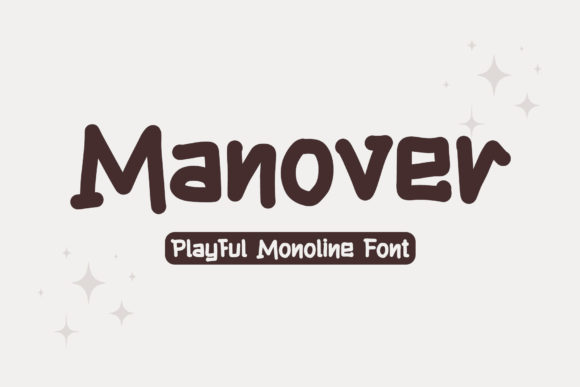 Manover: A Modern Display Font for Editorial Design