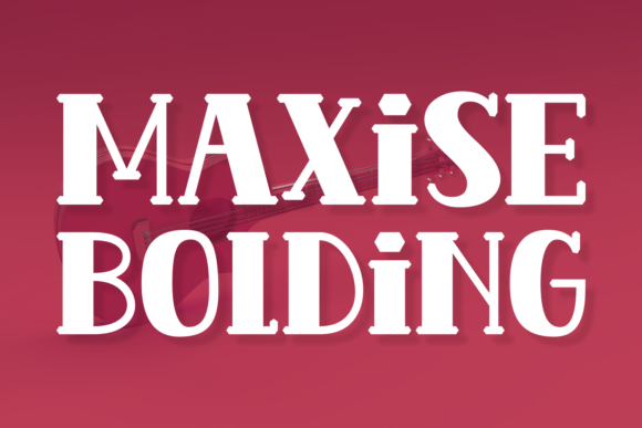 Maxise Bolding: A Bold Display Font for Campaigns