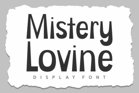 Mistery Lovine: The Sharp Display Font for Campaigns