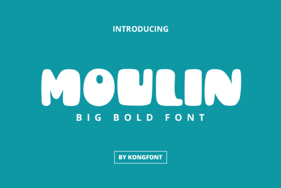 Moulin: A Bold Display Font for Modern Web Design and Digital Branding