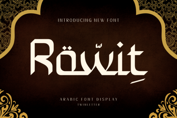 Rowit: A Premium Arabic Display Font for Branding