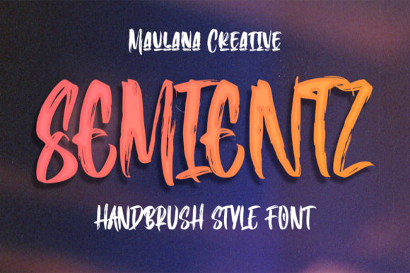 Semientz: A Modern Display Font for Editorial Design