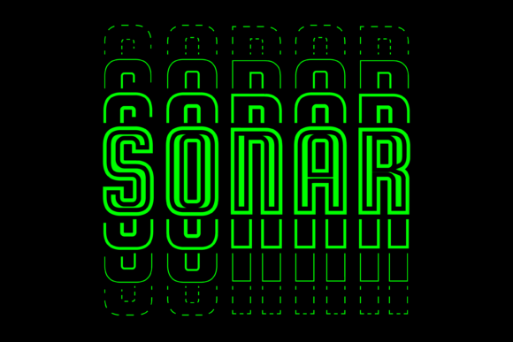 Sonar: A Futuristic Display Font for Web Design