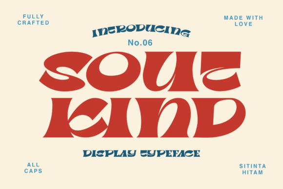 Soutkind: A Bold 80s-Inspired Display Font Review