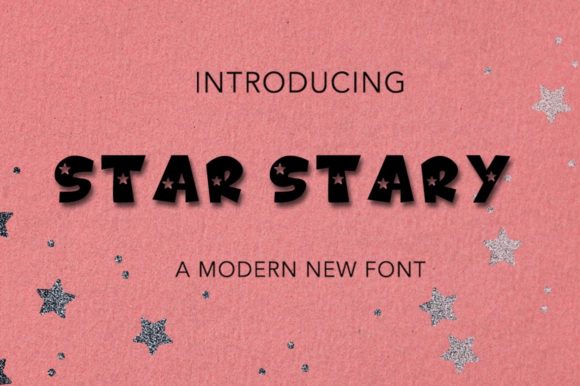 Star Stary: A Cute Display Font for Modern Web Design