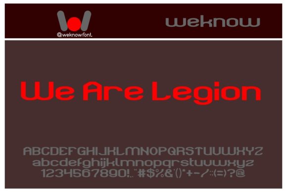 We Are Legion: The Bold Display Font for Campaigns
