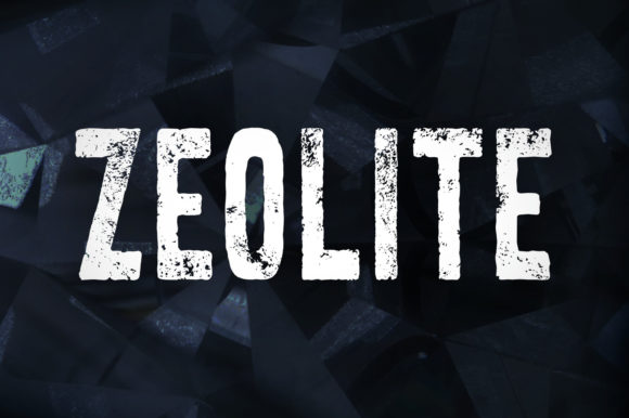 Zeolite: A Rough Textured Display Font for Bold Editorial Design