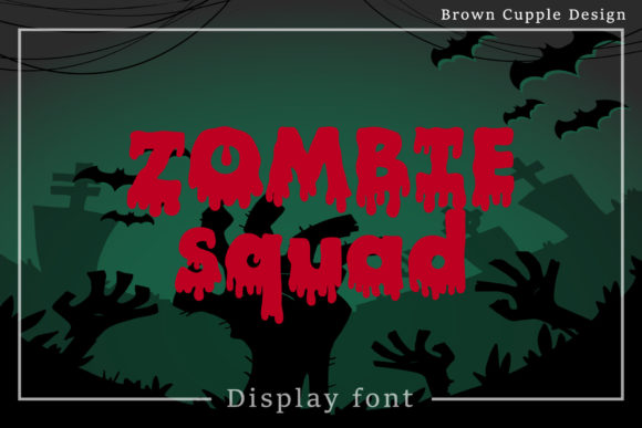 Zombie Squad: A Bold Display Font for Web Design
